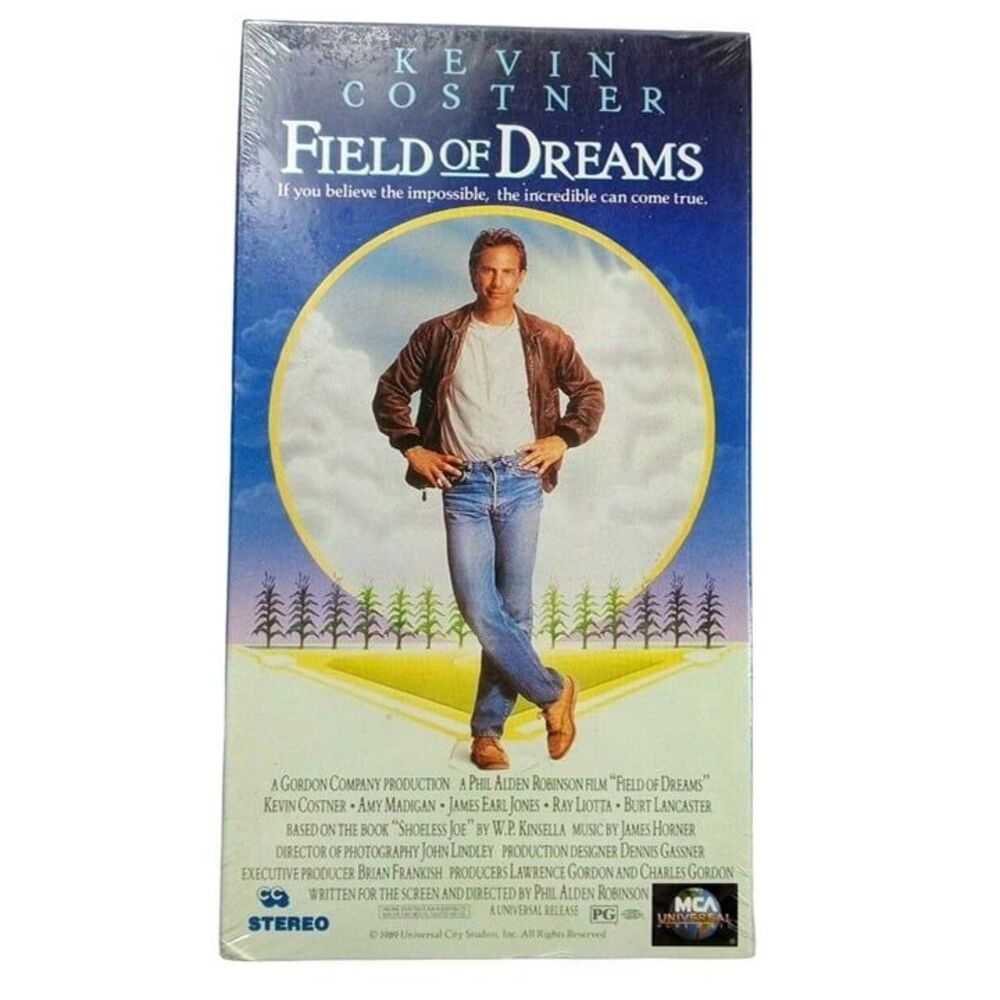 Field of Dreams 1989 VHS Movie New Kevin Costner